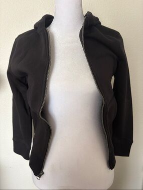 The Children's Place Black Zip-Up Hoodie Jacket